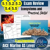 AICE Marine Exam Review | Unit 5 Marine Ecosystems | Pract