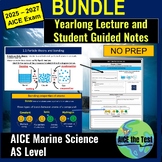 AICE Marine Science Lecture and Student Guided Notes BUNDLE