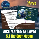 AICE Marine Science Unit 5.1 The Open Ocean | Intro Unit