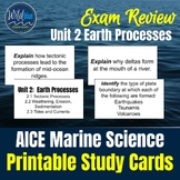 AICE Marine Unit 2 Exam Review Study Cards | Flash Cards |