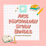 *UPDATED!* AICE Psychology Case Study Review Bundle