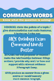 AICE Sociology Command Words Poster