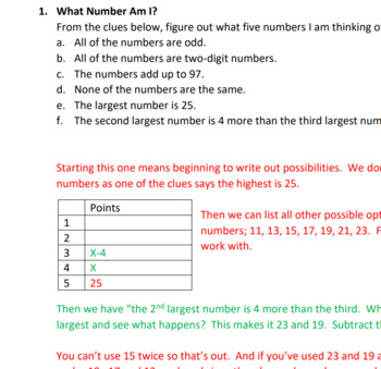 Preview of AICE Thinking Skills- Problem Solving- Unit 1 Section 3- Eliminate to Answer