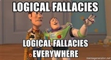 AICE Thinking Skills lesson plan on LOGICAL FALLACIES/ 12 