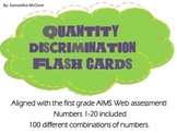 AIMSWEB: Quantity Discrimination Flash Cards