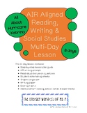 AIR Aligned Reading, Writing, and Social Studies- 8 Day Pl