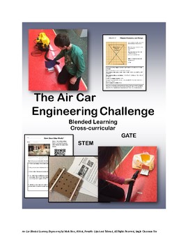 Preview of AIR CAR ENGINEERING CHALLENGE Blended or Independent Learning STEAM GATE