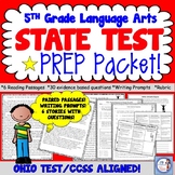 5th Grade State Test Prep for Reading (Ohio/CCSS aligned)