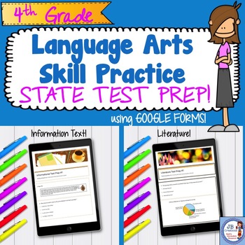 Preview of 4th Grade Language Arts Skill Test Prep Practice (OST)