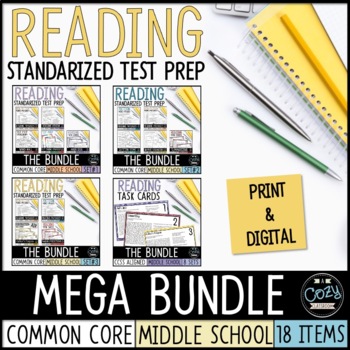 Preview of Test Prep Reading Comprehension Mega Bundle | OST Ohio AIR | Print & Digital