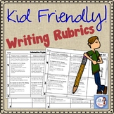 Kid Friendly Writing Rubrics! (3-5 grades)