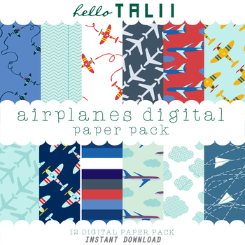 Preview of AIRPLANES Digital Paper