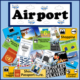 AIRPORT ROLE PLAY TEACHING RESOURCES LITERACY DISPLAY GEOG