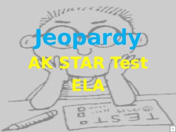 Preview of AK STAR ELA Test Jeopardy