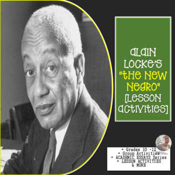 Preview of ALAIN LOCKE'S "THE NEW NEGRO" [LESSON ACTIVITIES]