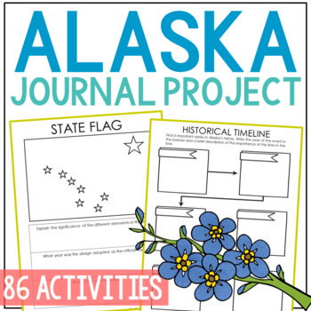 Preview of ALASKA State History Research Project | Social Studies Worksheets Activity