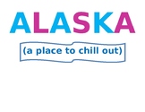 ALASKA- a place to chill out/ calming zone/ time out
