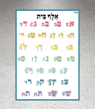 Preview of ALEF BEIT - HANDWRITING