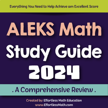 Preview of ALEKS Math Study Guide 2024: A Comprehensive Review