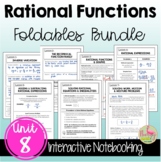 Rational Functions Unit FOLDABLES™ (Algebra 2 - Unit 8)