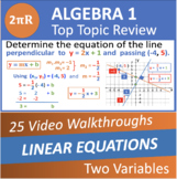 Linear Functions 3 Top Video Walkthroughs - Algebra 1 (L4)