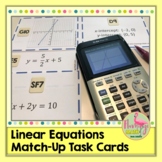 Linear Match-Up Task Cards Activity (Algebra 2 - Unit 2)