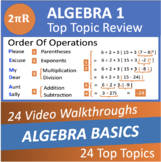 Algebra Basics - Top Video Walkthroughs - Review & Mastery (L1)