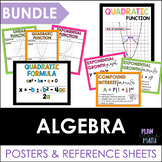 Algebra Posters and Reference Sheets