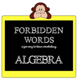 ALGEBRA GAME - FORBIDDEN Words