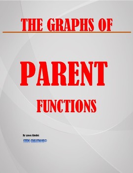Preview of ALGEBRA/TRIG: GRAPHS OF PARENT FUNCTIONS