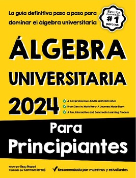 Preview of ÁLGEBRA UNIVERSITARIA PARA PRINCIPIANTES