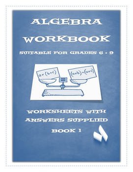 Preview of ALGEBRA WORKBOOK 1