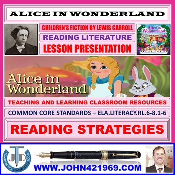 Preview of ALICE IN WONDERLAND - READING LITERATURE - LESSON PRESENTATION