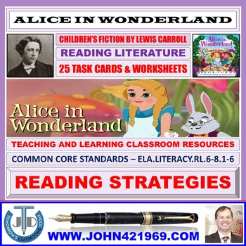 Preview of ALICE IN WONDERLAND - READING LITERATURE - TASKS AND EXERCISES