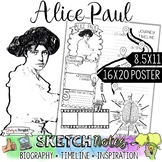 Alice Paul, Women's History, Biography, Timeline, Sketchno
