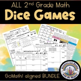 ALL 2nd Grade Go Math! Aligned Dice Games (27 games from C