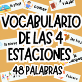 ALL 4 SEASONS SPANISH VOCAB - 48 WORD PACK - EN ESPAÑOL