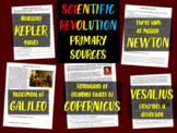 ALL 5 Scientific Revolution Primary Source Documents with 