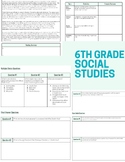 ALL 6th Grade Social Studies TEKS Using ELAR Strategies