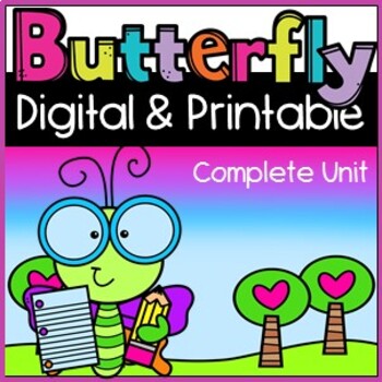 Preview of ALL ABOUT BUTTERFLIES!! 6 Products in this complete Butterfly Life Cycle Unit!