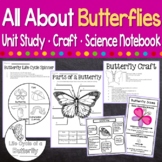 ALL ABOUT BUTTERFLIES UNIT STUDY & LAPBOOK PRINTABLES