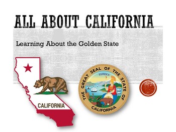 Preview of ALL ABOUT CALIFORNIA - Informational Editable PowerPoint Slideshow