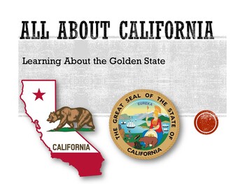 Preview of ALL ABOUT CALIFORNIA - Informational Slideshow for Google Slides