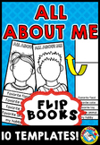 BACK TO SCHOOL ACTIVITY ALL ABOUT ME WORKSHEET FLIP BOOK A