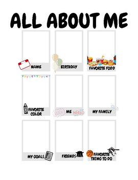 ALL ABOUT ME by Ana Maciel | TPT