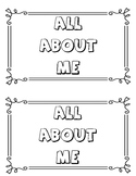 ALL ABOUT ME BOOKLET