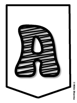 ALL ABOUT ME! Back To School Bulletin Board Letters by Nitin Sharma