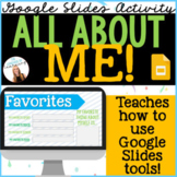 ALL ABOUT ME! Back to School activity + Teaches students h