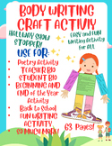 BODY WRITING CRAFT Activity - POETRY EXTENSION - ALL SEASO