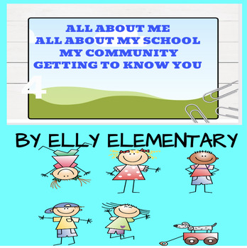 Preview of ALL ABOUT ME UNIT: WITH SCHOOL, COMMUNITY INTERDISCIPLINARY RESOURCE